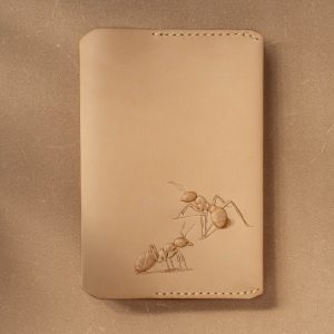 皮革口袋筆記、護照夾通用－螞蟻 LPK-003-1